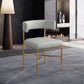 Rivage - Durable Dining Chair With Gold Frame (Set of 2)
