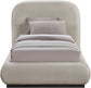 Vaughn - Chenille Bed With Black Base