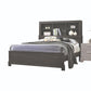 Lantha - Eastern King Bed - Gray Oak