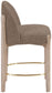Torino - Counter Stool With Brushed Natural Base