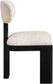 Timbra - Linen Textured Fabric Upholstered Dining Chair (Set of 2) - Black Base