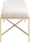 Valley - Bench With Gold Frame