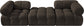 Ames - 3 Piece Boucle Modular Sofa With 1 Backless Seat