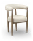 Sable - Vegan Leather Upholstered Dining Chair (Set of 2) - Brown Base