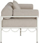 Portofino - Resilient Water Repellent Fabric 69.75" Upholstered Outdoor Patio Loveseat