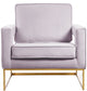Noah - Accent Chair with Gold Legs