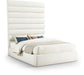 Adam - Boucle Fabric Bed With 89" Headboard