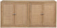 Vero - Solid Wood And Oak Venee Sideboard/Buffet