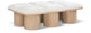 Pavilion - 6 Piece Modular Bench With Natural Base