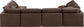 Indulge - Velvet 6 Piece Modular U-Shaped Sectional