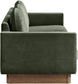 Diviento - Velvet Performance Fabric Upholstered Sofa