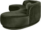 Avra - 146" Velvet Performance Fabric Upholstered Sectional