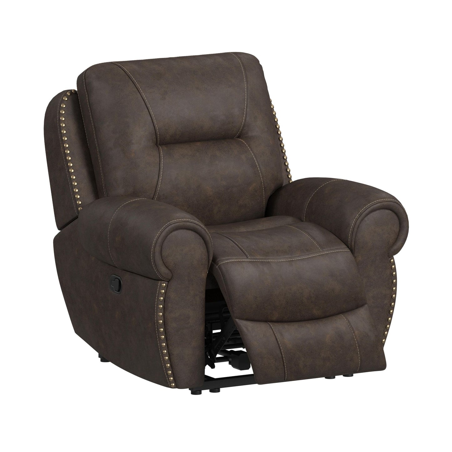 Topeka - Recliner - Rocky Brown