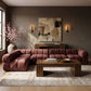 Orin - Velvet 5 Piece Modular Sectional