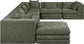 Stellar - 7 Piece Chenille Fabric Upholstered Modular Sectional