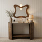 Solstice - Travertine And Mango Wood Table