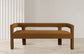 Athena - Velvet Bench - Saddle