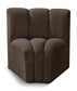 Arc - Boucle Fabric Curved Corner Chair