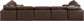 Indulge - Velvet 7 Piece Modular U-Shaped Sectional