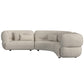 Four Seasons - Sectional Set With 6 Pillows - Camel