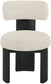 Atelier - Vegan Leather Upholstered Dining Chair (Set of 2) - Taupe / Painted Black
