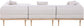 Laguna - 4 Piece 106.5" Upholstered Outdoor Patio Modular Sectional