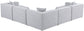 Cube - Linen 5 Piece Modular Corner Sectional