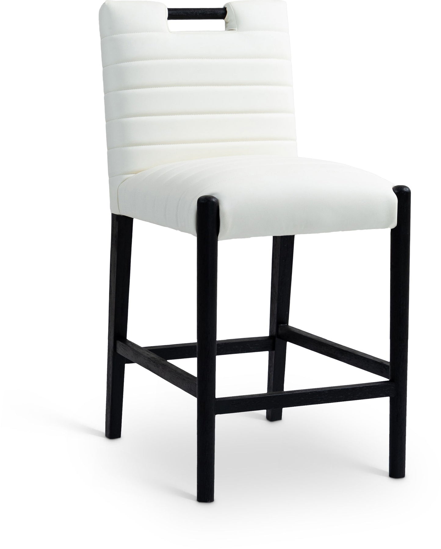 Aimee - Counter Stool - Black Legs