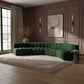 Arc - Boucle Fabric 7 Piece U-Shaped Modular Sofa