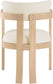 Lavrin - Vegan Leather Dining Arm Chair (Set of 2) - Natural Base