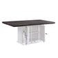 Cargo - Dining Table - Antique Walnut & White