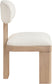 Timbra - Linen Textured Fabric Upholstered Dining Chair (Set of 2) - Natural Base