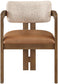 Ravina - Upholstered Dining Chair With Stained Brown Base (Set of 2)