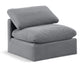 Indulge - Velvet Armless Chair