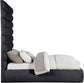 Adam - Chenille Fabric Bed With 89" Headboard