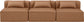 Cube - Modular 3 Seat Armless Sofa