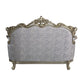 Miliani - Loveseat With 3 Pillows - Fabric & Antique Bronze