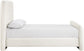 Fira - Linen Textured Fabric Upholstered Bed