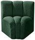 Arc - Boucle Fabric Curved Corner Chair