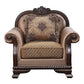 Chateau De Ville - Chair With Pillow (Same Lv01590) - Fabric & Espresso