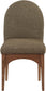 Waldorf - Boucle Dining Side Chair With Brown Legs