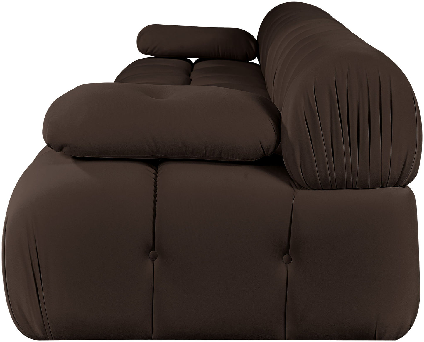 Orin - Velvet 4 Piece Modular Sofa