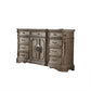 Northville - Dresser With Wooden Top - Antique Silver