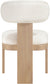 Timbra - Linen Textured Fabric Upholstered Dining Chair (Set of 2) - Natural Base