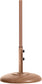Fiji - Aluminum Patio Umbrella With Round Teak Base