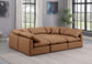 Indulge - Faux Leather 6 Piece Modular Sectional