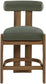 Arienzo - Velvet Upholstered Counter Stool (Set of 2)