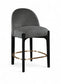 Torino - Counter Stool With Brushed Black Base