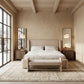 Hickory - Fabric Upholstered Bench - Natural Frame