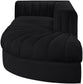 Rummi - Velvet Performance Fabric Upholstered 3 Piece Modular Sectional